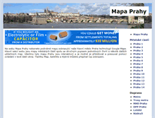 Tablet Screenshot of mapa-prahy.com